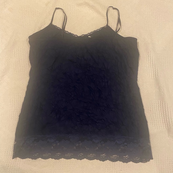 Maurices-Size XL tank-Lace detail-Wine/Navy/Gray - Picture 6 of 11